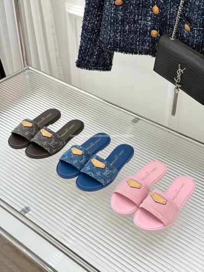 LV印花懶人拖鞋 1