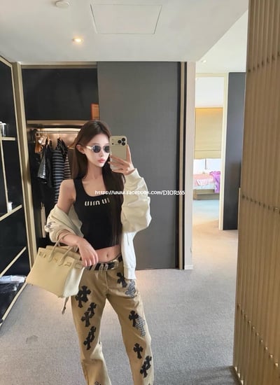 C.H克羅心棋盤格牛仔褲6