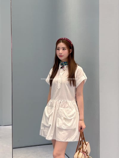 miumiu無袖襯衫連身裙1