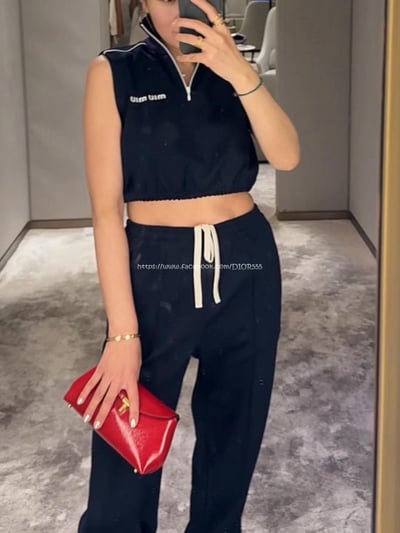 Miu miu休閒套裝(上衣 +鬆緊腰褲)3