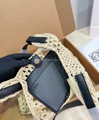 Loewe草編托特包9