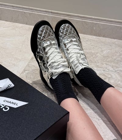 小香25N銀色德訓鞋1