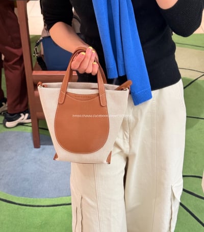 longchamp 帆布水桶包4
