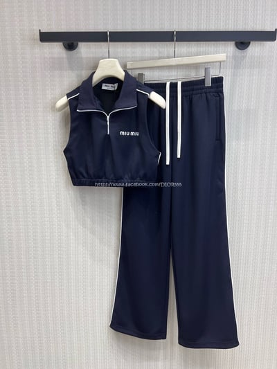 Miu miu休閒套裝(上衣 +鬆緊腰褲)8