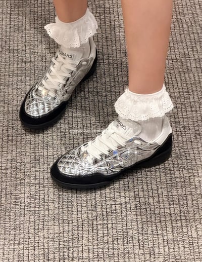 小香25N銀色德訓鞋10