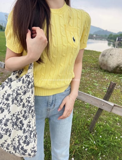 拉夫勞倫圓領口袋上衣(男女同款)1