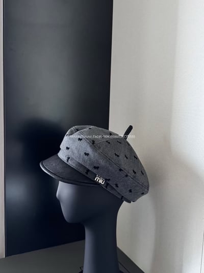 miumiu圓點蓓蕾帽/報童帽8