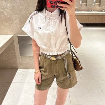 Miu miu知性分子學院風襯衫4