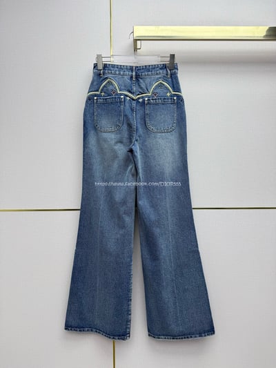 LV牛仔直筒褲 9