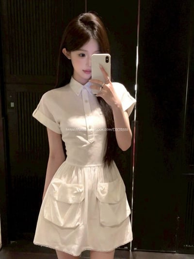 miumiu無袖襯衫連身裙8