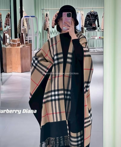 burberry凹造型斗篷5