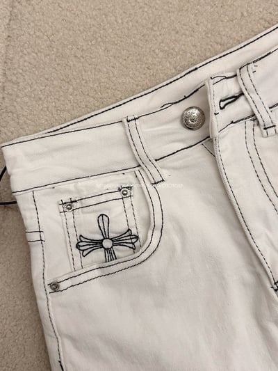 克羅心十字架牛仔褲裙7