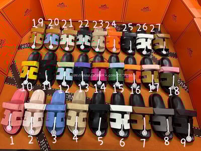 愛馬仕二舅拖鞋14