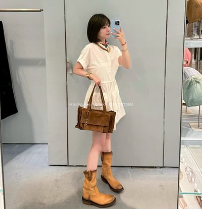 miumiu無袖襯衫連身裙3