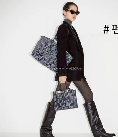 FENDI絲絨托特包3