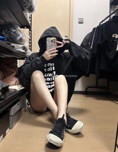 巴黎世家帆布半拖鞋2