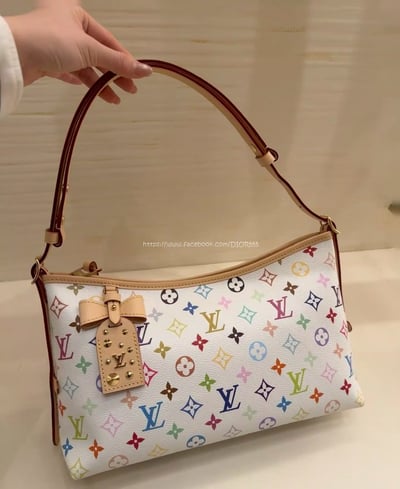  LV白三彩橫版Carryall8