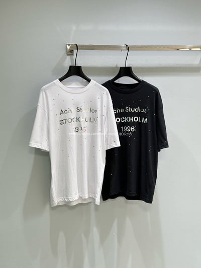 ACNE鐳射字母燙鑽T8