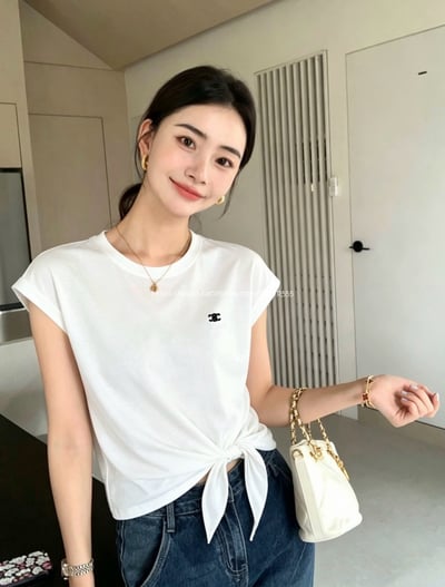 Celine凱旋門刺繡T1