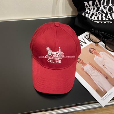 CELINE刺繡馬車棒球帽(男女同款)2