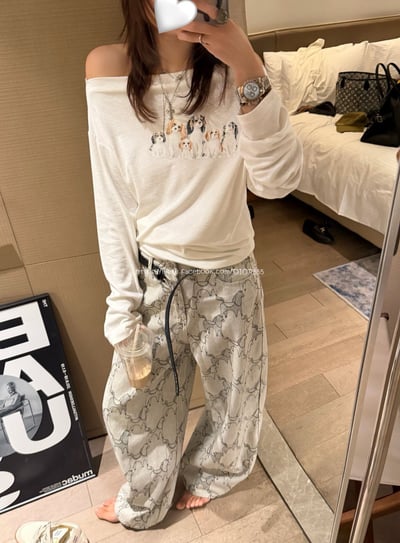 小馬刺繡牛仔褲2