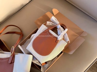 longchamp 帆布水桶包1