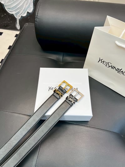 YSL牛皮皮帶6