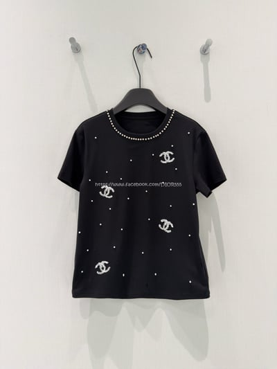 小香燙鑽雙C滿印珍珠上衣 11