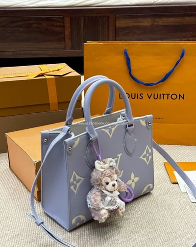LV Onthego壓紋叢林包11