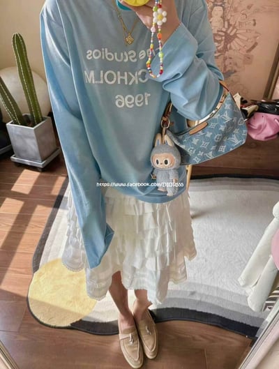 Acne1996baby藍上衣2