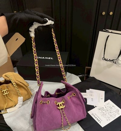 小香mini麂皮抽繩水桶包8