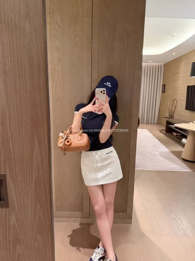 MIUMIU學院風減齡套裝(上衣+裙子)6