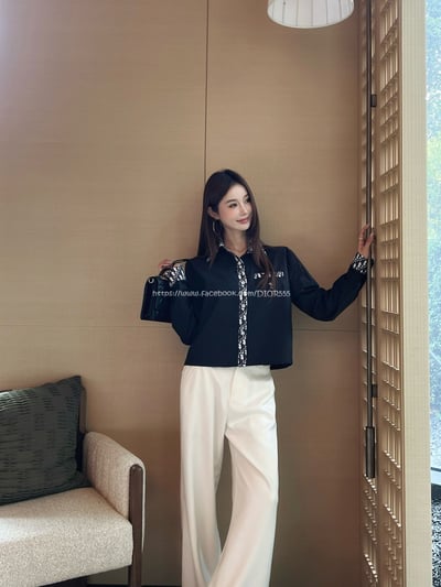 Dior老花拼接襯衫7