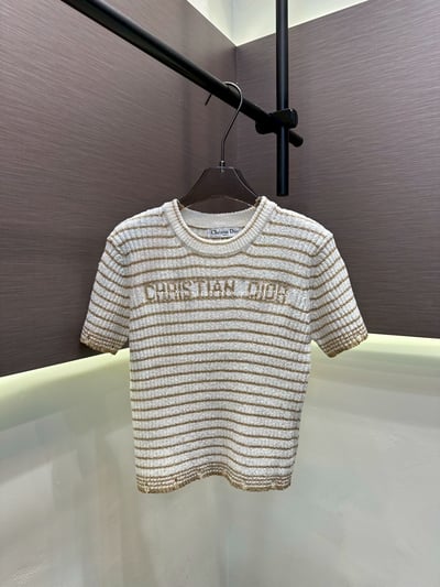 Dior燙金字母上衣12