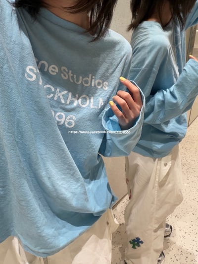 Acne1996baby藍上衣3