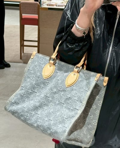 LV25丹寧牛仔Onthego3