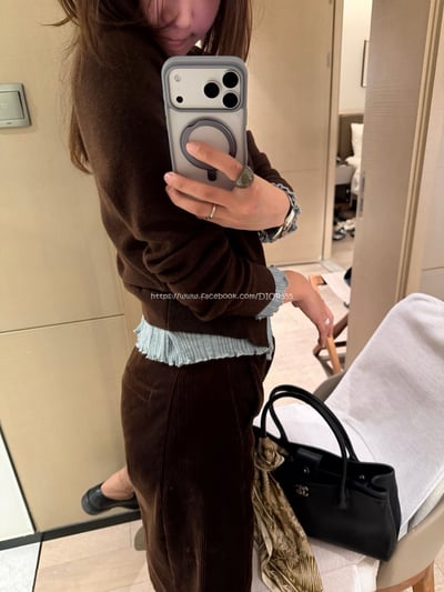 假兩件針織小外套6