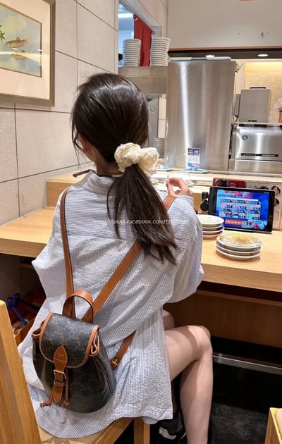 celine老花後背包4