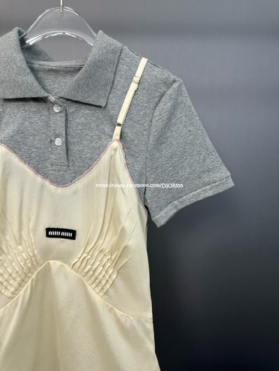 miumiu灰色假二件上衣7