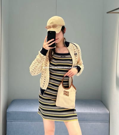 miumiu鏤空鈎花外套7