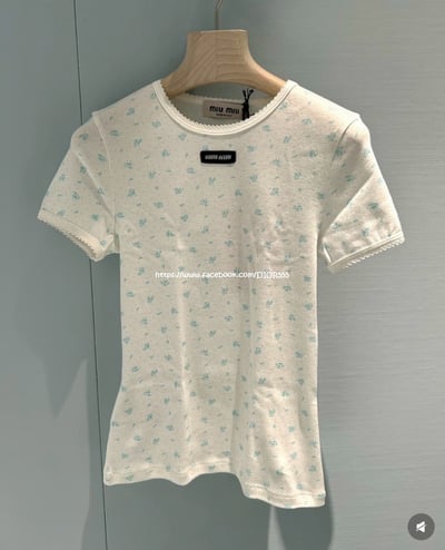 miu miu小碎花短袖T9