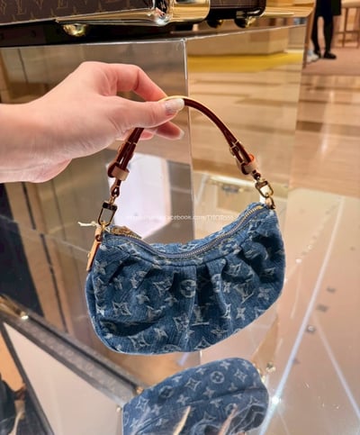 LV丹寧牛仔豌豆包5