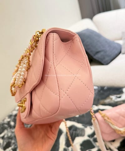 小香珍珠鏈條方胖子​​12