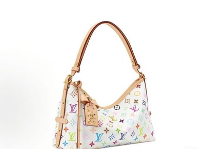  LV白三彩橫版Carryall7