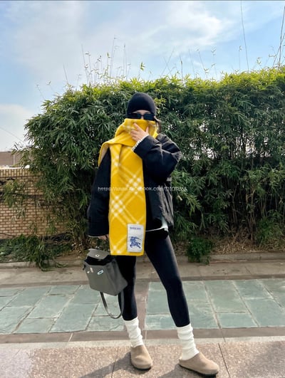 Burberry羊毛圍巾13