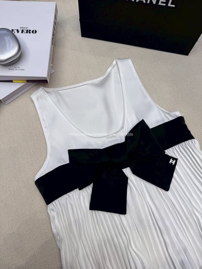 蝴蝶結真絲背心10