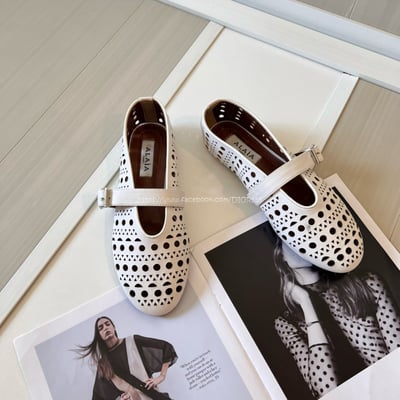 𝗔𝗟𝗔𝗜𝗔漁網鑽面芭蕾舞鞋8