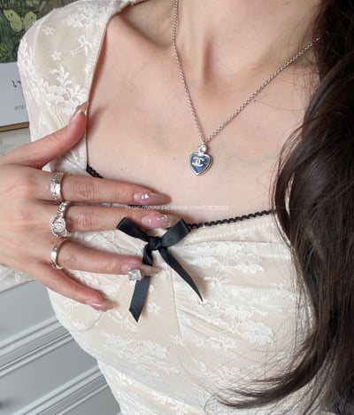 小香愛心雙C項鍊2