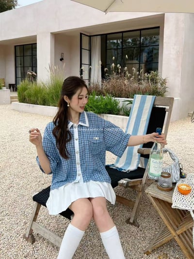 miumiu格子襯衫 5