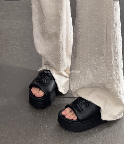 Celine羅馬厚底拖鞋5